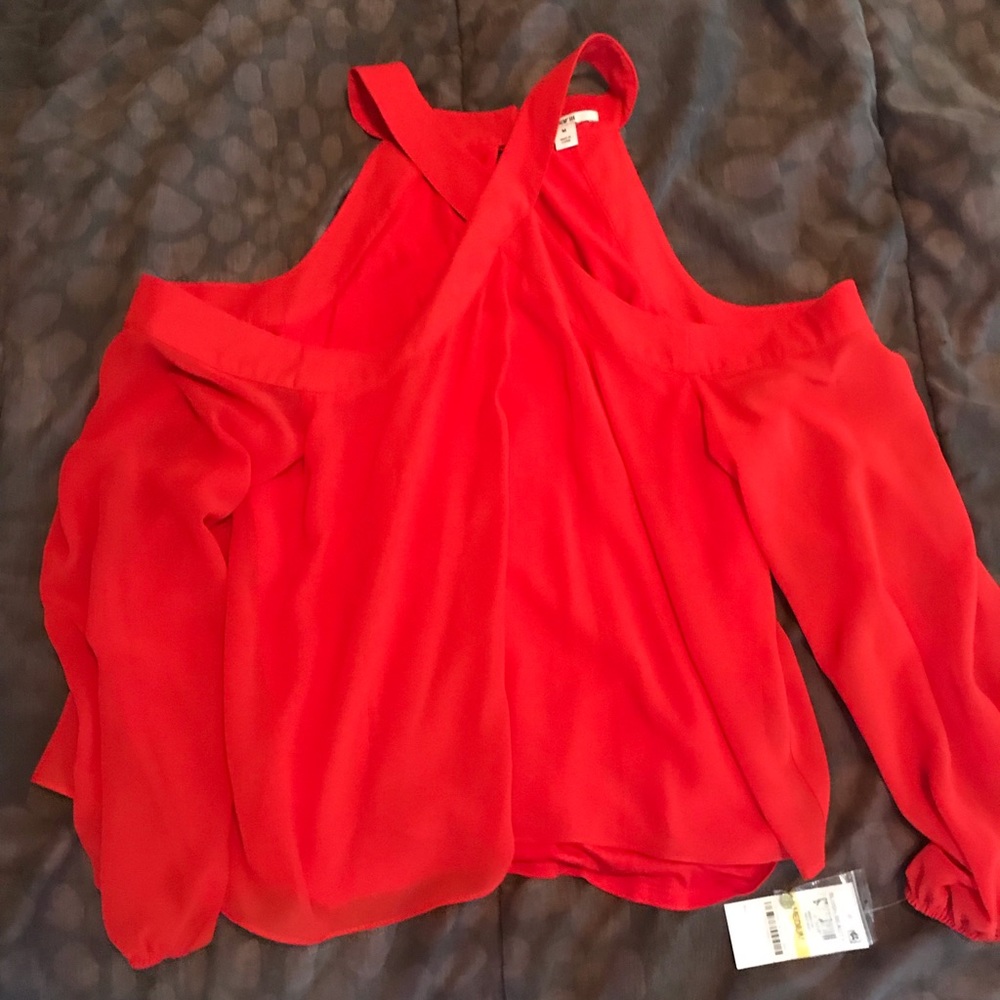 Cold shoulder blouse